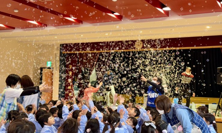 シャボン玉ショー